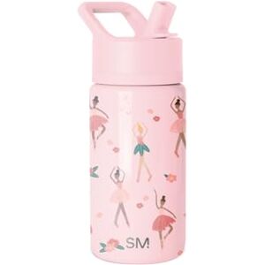Simple Modern Summit Drinkfles met rietje voor kinderen, herbruikbare geïsoleerde roestvrijstalen drinkfles voor meisjes en kinderen, 415 ml, roze ballerina Simple Modern Summit Drinkfles met rietje voor kinderen, herbruikbare geïsoleerde roestvrijstalen drinkfles voor meisjes en kinderen, 415 ml, roze ballerina