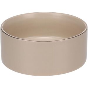 Flamingo EET- EN DRINKPOT ERAM ROND BEIGE 16x6,5CM 800ML Flamingo EET- EN DRINKPOT ERAM ROND BEIGE 16x6,5CM 800ML