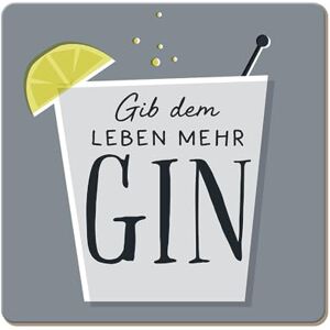 Grafik Werkstatt Grafische werkplaats grappige onderzetters van kurk Geef het leven meer gin Grafik Werkstatt Grafische werkplaats grappige onderzetters van kurk Geef het leven meer gin