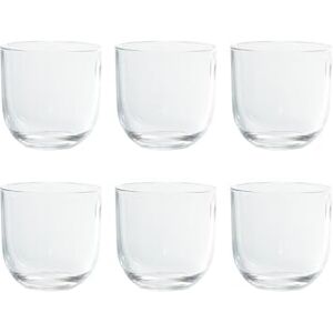 Avilia Whiskyglazen, set van 6 transparante glazen voor water, wijn en cocktails, robuust en vaatwasmachinebestendig, 350 cc, van milieuvriendelijk kristalglas Avilia Whiskyglazen, set van 6 transparante glazen voor water, wijn en cocktails, robuust en vaatwasmachinebestendig, 350 cc, van milieuvriendelijk kristalglas