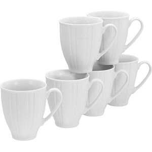 CreaTable, Barcelona Bekerset - Wit - Koffiemokken CreaTable, Barcelona Bekerset - Wit - Koffiemokken
