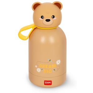 Legami Thermosfles voor kinderen, Hot & Cold BFF Teddy Bear, van dubbelwandig 18/8 roestvrij staal met luchtdichte sluiting, houdt 12 uur warm en 24 uur koud, inhoud 310 ml Legami Thermosfles voor kinderen, Hot & Cold BFF Teddy Bear, van dubbelwandig 18/8 roestvrij staal met luchtdichte sluiting, houdt 12 uur warm en 24 uur koud, inhoud 310 ml