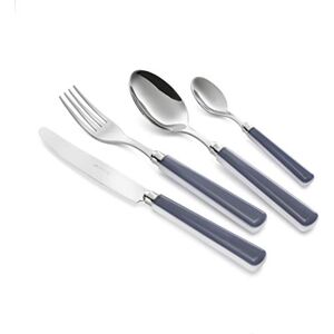 EME POSATERIE Candy Grey 432 tafelbestek voor 4 personen, roestvrij staal 18/10, 16-delig EME POSATERIE Candy Grey 432 tafelbestek voor 4 personen, roestvrij staal 18/10, 16-delig