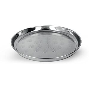 Metaltex dienblad, metaal, zilver, 32 cm Metaltex dienblad, metaal, zilver, 32 cm