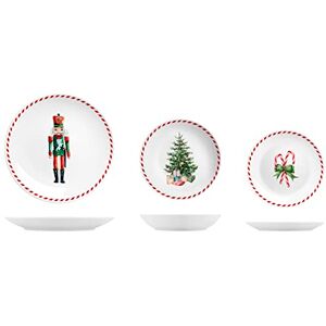 Carillon 18-delig wit magnetronbestendig servies Carillon 18-delig wit magnetronbestendig servies
