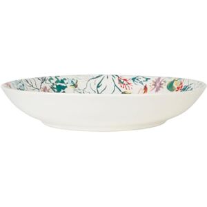GENEVIEVE LETHU 533658 soepbord Ø 20,5 cm in Grés – collectie A Travers Champs – bloemenmotief meerkleurig GENEVIEVE LETHU 533658 soepbord Ø 20,5 cm in Grés – collectie A Travers Champs – bloemenmotief meerkleurig