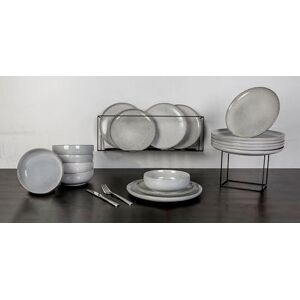 Cosy & Trendy Tafelservies van aardewerk Chiapas, grijs, 18-delig, 6 personen Cosy & Trendy Tafelservies van aardewerk Chiapas, grijs, 18-delig, 6 personen