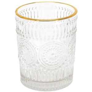 HOME DECO FACTORY KA5064, elegant glas met gouden rand, ontworpen voor cocktails en glazen, geraffineerd en modern design, ontworpen voor alle gelegenheden, 25 cl, goud, transparant HOME DECO FACTORY KA5064, elegant glas met gouden rand, ontworpen voor cocktails en glazen, geraffineerd en modern design, ontworpen voor alle gelegenheden, 25 cl, goud, transparant