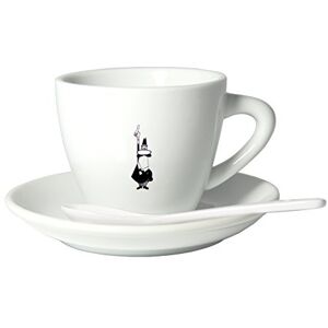 Bialetti Y0TZ099 Institutional Cappuccinokop (met schotel), porselein, 1 stuk (1 stuks) Bialetti Y0TZ099 Institutional Cappuccinokop (met schotel), porselein, 1 stuk (1 stuks)
