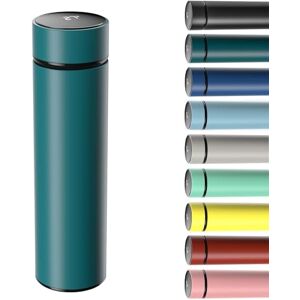 Homealexa 500 ml koffiebekers reismokken, waterfles vacuüm isolerende beker 304 roestvrij staal, touchscreen temperatuurmeter, slimme mok voor warmte en kou (C-groen) Homealexa 500 ml koffiebekers reismokken, waterfles vacuüm isolerende beker 304 roestvrij staal, touchscreen temperatuurmeter, slimme mok voor warmte en kou (C-groen)