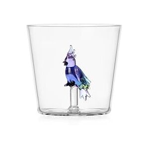Ichendorf Milano Tumbler Blue Kakadu, collectie Talking Trees, 30 cl, borosilicaatglas, handgemaakt Ichendorf Milano Tumbler Blue Kakadu, collectie Talking Trees, 30 cl, borosilicaatglas, handgemaakt