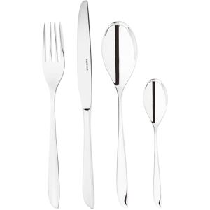 Sambonet Leaf 52163-G2 tafelbestek van roestvrij staal 18/10, voor 12 personen, 48 delen: 12 vorken, 12 lepels, 12 messen, 12 theelepels, vaatwasmachinebestendig Sambonet Leaf 52163-G2 tafelbestek van roestvrij staal 18/10, voor 12 personen, 48 delen: 12 vorken, 12 lepels, 12 messen, 12 theelepels, vaatwasmachinebestendig