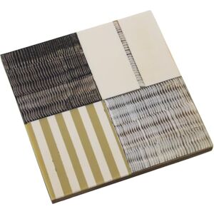 AlexandreHouse Set van 4 onderzetters van hars, afmetingen: 10 x 10 x 0,8 cm AlexandreHouse Set van 4 onderzetters van hars, afmetingen: 10 x 10 x 0,8 cm