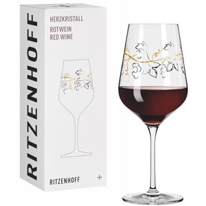 RITZENHOFF 3001012 rode wijnglas 500 ml serie hartkristal nr. 12 glas met druivenmotief in roségoud Made in Germany RITZENHOFF 3001012 rode wijnglas 500 ml serie hartkristal nr. 12 glas met druivenmotief in roségoud Made in Germany