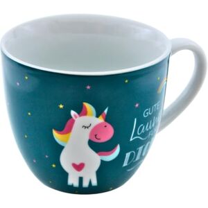 Dekohelden24 Maxi-XXL koffiemok/mok van porselein, XXL koffiepot, motief: eenhoorn, goed humeur voor jou, grootte H/Ø: 9,2 x 10,5 cm, inhoud 400 ml, vaatwasmachinebestendig. Dekohelden24 Maxi-XXL koffiemok/mok van porselein, XXL koffiepot, motief: eenhoorn, goed humeur voor jou, grootte H/Ø: 9,2 x 10,5 cm, inhoud 400 ml, vaatwasmachinebestendig.