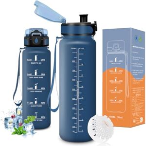 Vikaster Drinkfles, drinkfles 1000 ml, drinkfles fiets, drinkfles, geschikt voor koolzuurhoudende dranken, sportfles voor kinderen, fiets, school, fitness, outdoor Vikaster Drinkfles, drinkfles 1000 ml, drinkfles fiets, drinkfles, geschikt voor koolzuurhoudende dranken, sportfles voor kinderen, fiets, school, fitness, outdoor