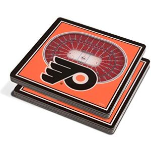 YouTheFan NHL Philadelphia Flyers 3D StadiumViews Onderzetters, 4" x 4 YouTheFan NHL Philadelphia Flyers 3D StadiumViews Onderzetters, 4" x 4