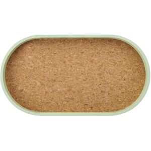 KitchenCraft Idilica Dienblad, ovaal, met onderzijde van kurkfineer, presenteerblad voor snacks, desserts, koekjes, thee en koffie, 38 x 20 cm KitchenCraft Idilica Dienblad, ovaal, met onderzijde van kurkfineer, presenteerblad voor snacks, desserts, koekjes, thee en koffie, 38 x 20 cm