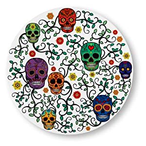 Excelsa Calavera onderzetter, keramiek dolomiet en kurk, 16 x 16 cm Excelsa Calavera onderzetter, keramiek dolomiet en kurk, 16 x 16 cm