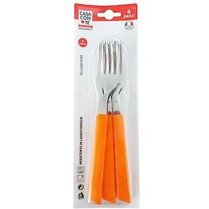 Pratesi Verpakking met 6 vorken, Happy Orange, kleur Pratesi Verpakking met 6 vorken, Happy Orange, kleur