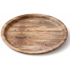 PARENCE . Ronde Dienblad met Houteffect 24 x 2 cm – Decoratief Dienblad van Hard Kunststof – Elegant, Stabiel en Stevig – Serveren & Presenteren PARENCE . Ronde Dienblad met Houteffect 24 x 2 cm – Decoratief Dienblad van Hard Kunststof – Elegant, Stabiel en Stevig – Serveren & Presenteren