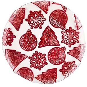 Excelsa Xmas Set van 2 borden/panettone, glas Excelsa Xmas Set van 2 borden/panettone, glas
