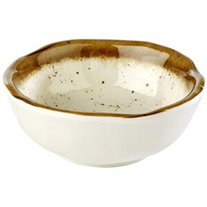 APS 84523 STONE ART kom, melamine, wit/bruin, Ø 8 x 3 cm, 07 liter APS 84523 STONE ART kom, melamine, wit/bruin, Ø 8 x 3 cm, 07 liter