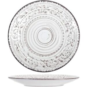 H&H Courtyard Set van 6 witte dessertborden 21 cm H&H Courtyard Set van 6 witte dessertborden 21 cm