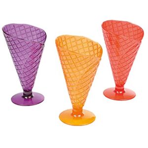 Homéa Viphome 6VAI811C 3 schaaltjes van acryl in korrelvorm, 220 ml, hoogte 16,5 cm, glas, gesorteerd Homéa Viphome 6VAI811C 3 schaaltjes van acryl in korrelvorm, 220 ml, hoogte 16,5 cm, glas, gesorteerd