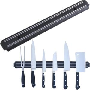 PARENCE .- Magnetische messenhouder 33 cm Magnetische metalen wandbevestiging voor messen en keukengerei, ruimtebesparende ruimte voor de keuken of garage PARENCE .- Magnetische messenhouder 33 cm Magnetische metalen wandbevestiging voor messen en keukengerei, ruimtebesparende ruimte voor de keuken of garage