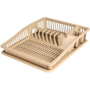 Urban Living Sonoma Vaatwasrek met dienblad, 38,5 x 31 x 8 cm, dune Urban Living Sonoma Vaatwasrek met dienblad, 38,5 x 31 x 8 cm, dune