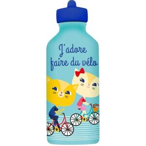 DRAEGER Paris J'adorore Faire du Cycle Drinkfles van roestvrij staal voor kinderen. DRAEGER Paris J'adorore Faire du Cycle Drinkfles van roestvrij staal voor kinderen.
