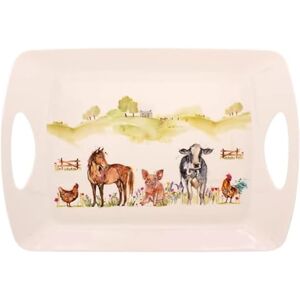 The Leonardo Collection Lesser & Pavey Brits ontworpen dienblad Dienblad voor meerdere toepassingen in huis Dienbladen voor eten serveren of drinken serveren Farmyard Medium Serveerblad Macneil Studios The Leonardo Collection Lesser & Pavey Brits ontworpen dienblad Dienblad voor meerdere toepassingen in huis Dienbladen voor eten serveren of drinken serveren Farmyard Medium Serveerblad Macneil Studios