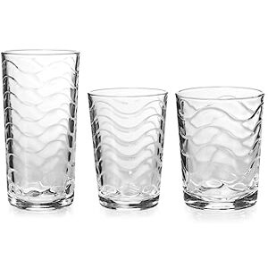 Pasabahce Toros-glazenset van transparant glas, 18 stuks Pasabahce Toros-glazenset van transparant glas, 18 stuks