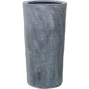 DRW Ronde paraplustandaard van keramiek in grijs, 24 x 24 x 48 cm DRW Ronde paraplustandaard van keramiek in grijs, 24 x 24 x 48 cm