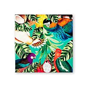 Excelsa Havana Veelkleurige keramische en kurken onderzetter - Onderzetter Excelsa Havana Veelkleurige keramische en kurken onderzetter - Onderzetter