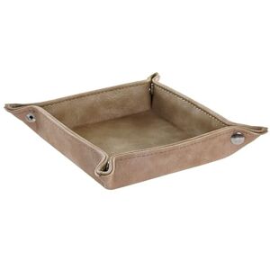 KCASA zakleer, leer, bruin, 18 x 18 cm (bruin) KCASA zakleer, leer, bruin, 18 x 18 cm (bruin)