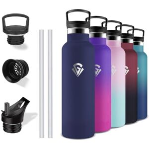Grsta Thermosfles, 500 ml, BPA-vrij, drinkfles met rietje, lekvrij, kinderfles, houdt 12 uur warm / 24 uur koud, thermos voor school, camping, kantoor, koffie Grsta Thermosfles, 500 ml, BPA-vrij, drinkfles met rietje, lekvrij, kinderfles, houdt 12 uur warm / 24 uur koud, thermos voor school, camping, kantoor, koffie