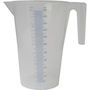 BURI Samoa Hallbauer maatbeker 2000 ml (beker van kunststof, voor olie/zuur/stookolie/benzine, schaalverdeling 20 ml, open handgreep, stapelbaar) 678200 BURI Samoa Hallbauer maatbeker 2000 ml (beker van kunststof, voor olie/zuur/stookolie/benzine, schaalverdeling 20 ml, open handgreep, stapelbaar) 678200