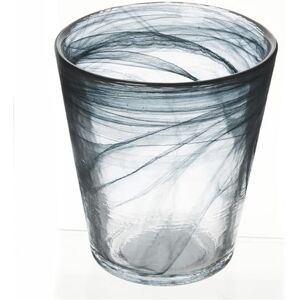 Tivoli Set van 6 waterglas conisch 250 ml van glas met kleurverloop zwart albast Tivoli Set van 6 waterglas conisch 250 ml van glas met kleurverloop zwart albast