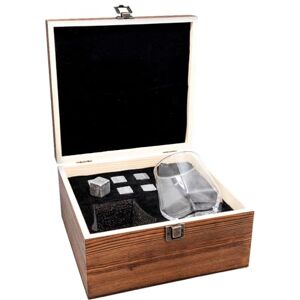 VB VIN BOUQUET Vin Bouquet FIA 1366 whisky set houten doos met koelstenen en glazen accessoires cadeau VB VIN BOUQUET Vin Bouquet FIA 1366 whisky set houten doos met koelstenen en glazen accessoires cadeau