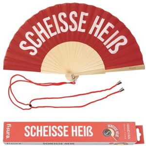 Fisura – Originele handwaaier met de boodschap Sch*isse Heir. Moderne en grappige houten waaiers. Rood-witte waaiers. Vakken met waaierhouder. Afmetingen: 42,5 x 23 cm. Fisura – Originele handwaaier met de boodschap Sch*isse Heir. Moderne en grappige houten waaiers. Rood-witte waaiers. Vakken met waaierhouder. Afmetingen: 42,5 x 23 cm.