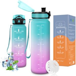Vikaster Drinkfles, lekvrij, drinkfles 500 ml, drinkfles, geschikt voor koolzuurhoudende dranken, sportfles voor kinderen, fiets, school, fitness, outdoor Vikaster Drinkfles, lekvrij, drinkfles 500 ml, drinkfles, geschikt voor koolzuurhoudende dranken, sportfles voor kinderen, fiets, school, fitness, outdoor