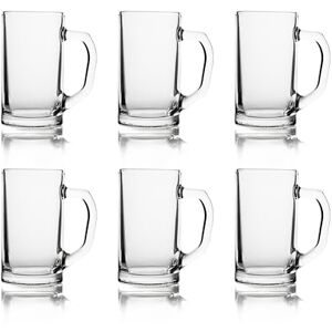 Excelsa Hamburg bierglazen, mondgeblazen, transparant, 49 cl, 6 stuks Excelsa Hamburg bierglazen, mondgeblazen, transparant, 49 cl, 6 stuks