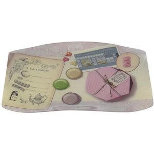 Alpac 379492 dienblad, motief macarons, acryl, 35 x 26 x 3 cm Alpac 379492 dienblad, motief macarons, acryl, 35 x 26 x 3 cm