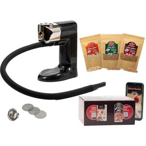 BWAY Koudrookpistool met 3 houten verpakkingen, draagbaar, rookgun, ideaal voor gerechten en cocktails – koud roken voor de keuken BWAY Koudrookpistool met 3 houten verpakkingen, draagbaar, rookgun, ideaal voor gerechten en cocktails – koud roken voor de keuken