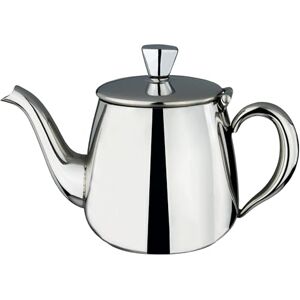 Café Olé Premium theepot, 370 ml, voor 1 persoon, roestvrij staal, klassiek theepotontwerp met spiegelafwerking, perfecte schenktuit Café Olé Premium theepot, 370 ml, voor 1 persoon, roestvrij staal, klassiek theepotontwerp met spiegelafwerking, perfecte schenktuit