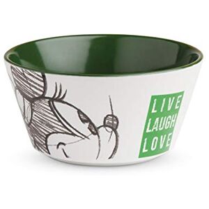 Egan Schaal Minnie Live Laugh Love groen, meerkleurig, klein Egan Schaal Minnie Live Laugh Love groen, meerkleurig, klein