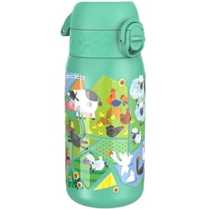 Ion8 Lichtgewicht Stalen Kinderwaterfles, 400 ml/13 oz, Zonder Isolatie, Lekvrij, Makkelijk te Openen, Veilige Vergrendeling, Vaatwasserbestendig, Flipdop, Draaggreep, Duurzaam, Boerderijdieren Ion8 Lichtgewicht Stalen Kinderwaterfles, 400 ml/13 oz, Zonder Isolatie, Lekvrij, Makkelijk te Openen, Veilige Vergrendeling, Vaatwasserbestendig, Flipdop, Draaggreep, Duurzaam, Boerderijdieren