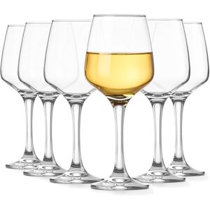 Glasmark KROSNO 1992 Wijnglazen Witte Wijn Set van 6 Transparant Glas 270 ml Vaatwasmachinebestendig Glasmark KROSNO 1992 Wijnglazen Witte Wijn Set van 6 Transparant Glas 270 ml Vaatwasmachinebestendig